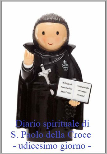 Diario spirituale di S. Paolo della Croce – udicesimo giorno