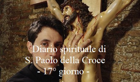 Diario spirituale di S. Paolo della Croce – 17° giorno