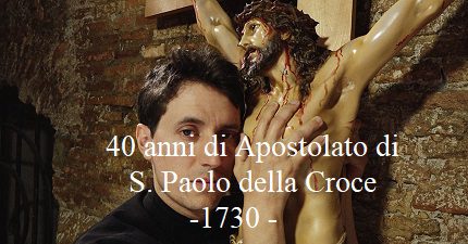 40 anni di Apostolato di S. Paolo della Croce -1730/I