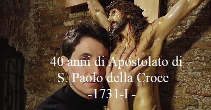 40 anni di Apostolato di S. Paolo della Croce -1731/I