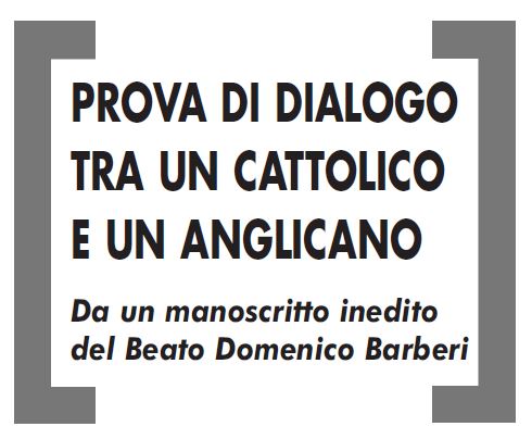 Prova di dialogo tra un cattolico e un anglicano