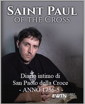Diario intimo di San Paolo della Croce – ANNO 1736/5