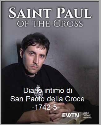 Diario intimo di San Paolo della Croce – ANNO 1742/5