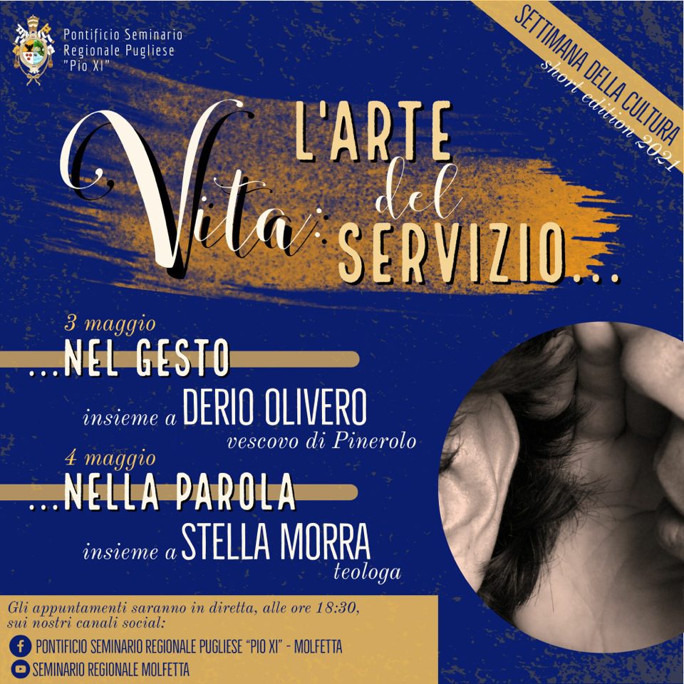LITURGIA E PANDEMIA: dal Pontificio Seminario di Molfetta- 2 video conversazioni con mons. Derio Olivero e con Stella Morra